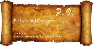 Pulcz Vénusz névjegykártya